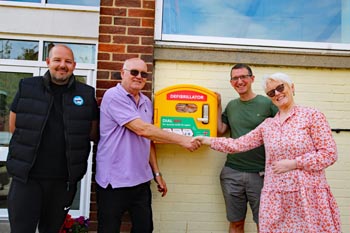 Forty 4 Frankie AED at Paulsgrove Baptist Church, Portsmouth.